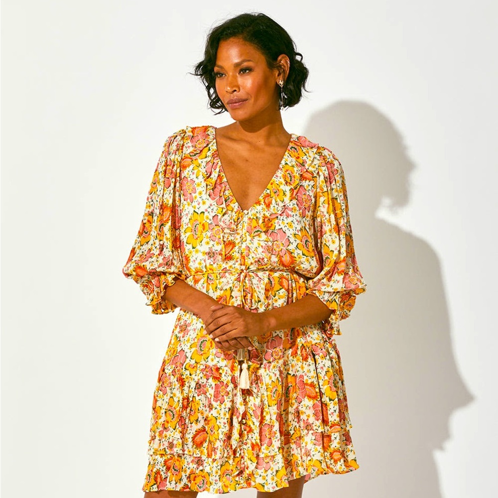 Cleobella Audrey Mini Dress | Lucia Floral Size XS